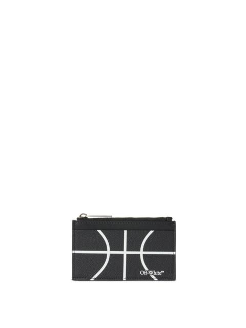 Off-White Basket Zipped Card Case