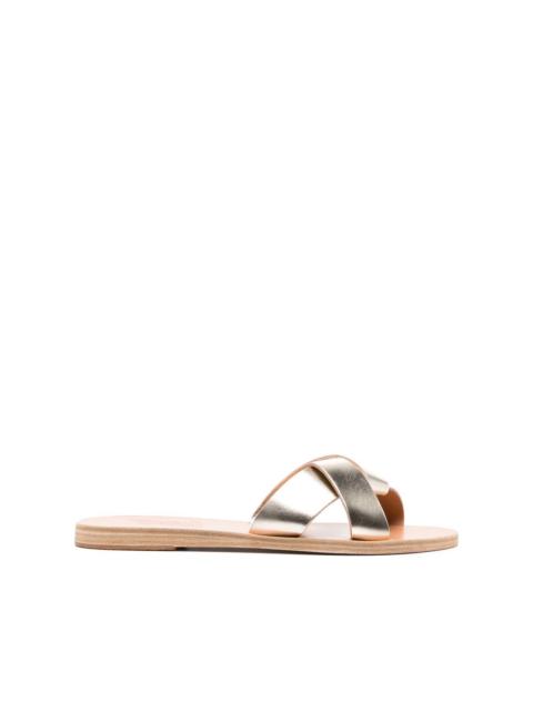 ANCIENT GREEK SANDALS Crosta metallic sandals