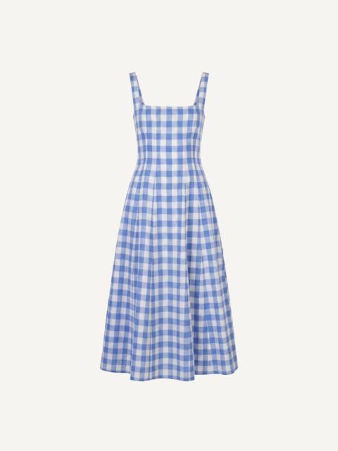 Cleobella ARDENA ANKLE DRESS | BLUE BONNET GINGHAM