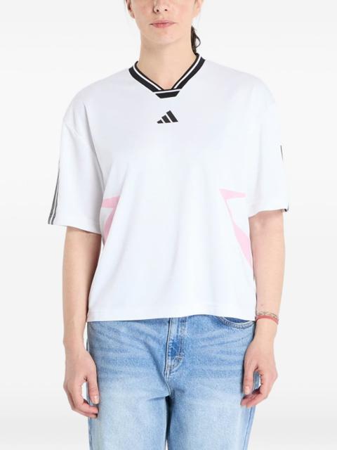 adidas Boyfriend 3-Stripes Tiro V-neck T-shirt