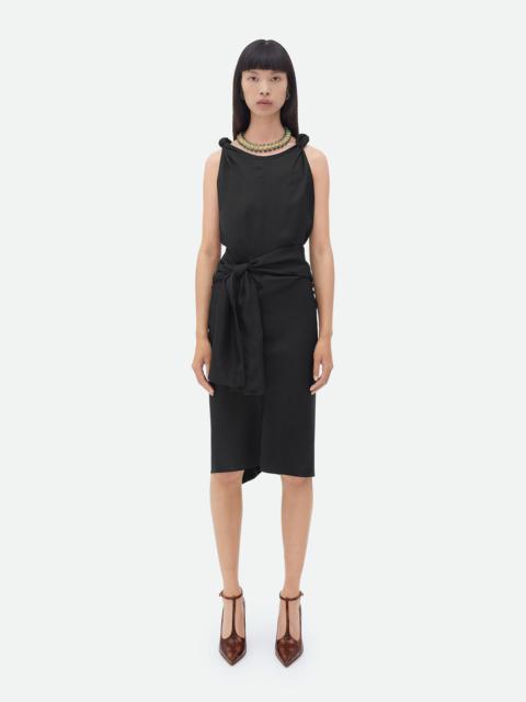 Bottega Veneta washed viscose knotted dress