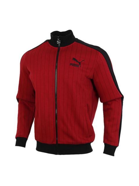 PUMA Pinstripe Jacket 'Red' 530177-50