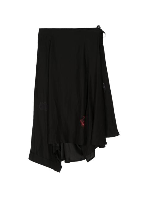 Yohji Yamamoto silk skirt