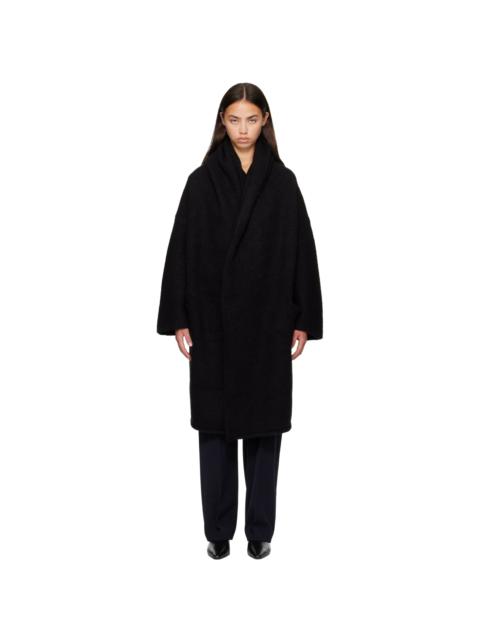 LAUREN MANOOGIAN Black Capote Coat