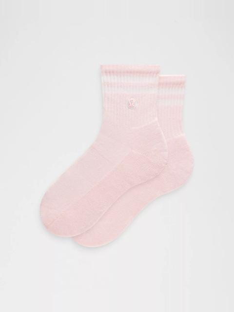 lululemon Unisex Daily Essential Quarter Socks *Stripe