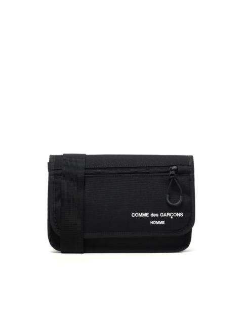 Comme des Garçons Homme logo-embroidered messenger bag