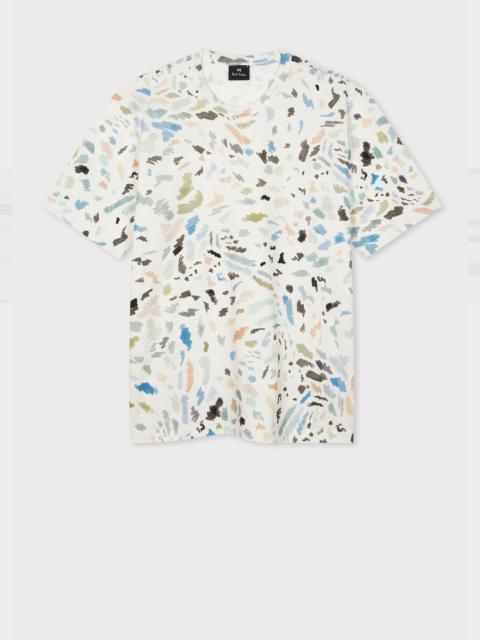 Paul Smith White 'Doodle' Print T-Shirt