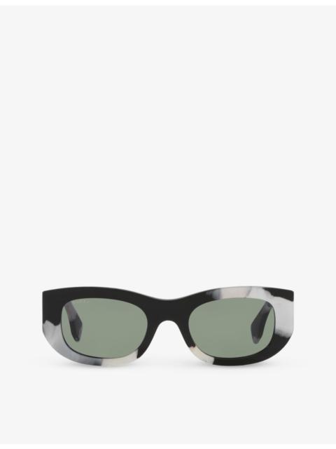 GUCCI GG1627S round-frame acetate sunglasses