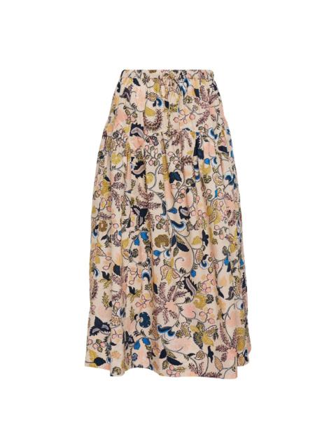 ULLA JOHNSON Rosen Tie Waist Skirt