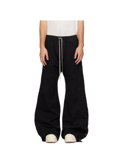 Rick Owens DRKSHDW Black Tower Wide Pusher Trousers
