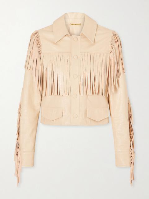 Chloé Fringed Leather Jacket