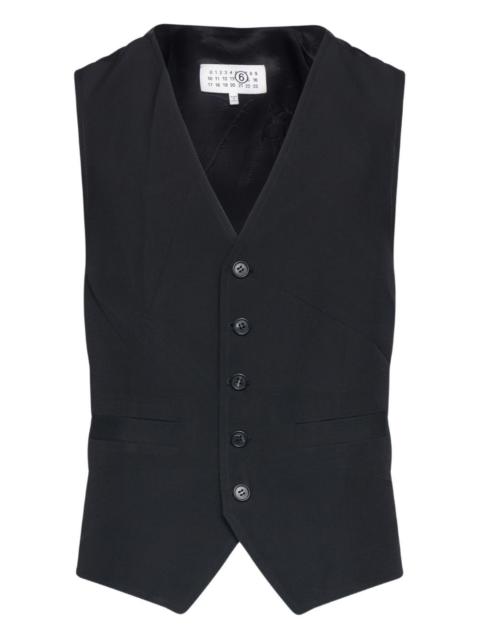 MM6 Maison Margiela single-breasted waistcoat