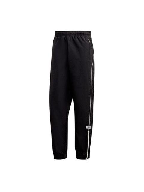 adidas TRACKPANT Zipper Side Sports Pants Black GI7438