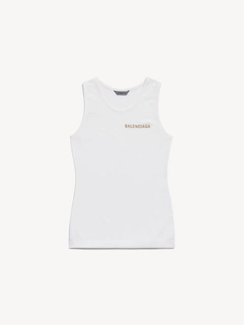 BALENCIAGA Women's Tank Top in White