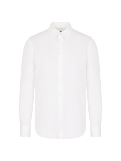 GIORGIO ARMANI Men's Cotton Jersey Shirt - Bianco