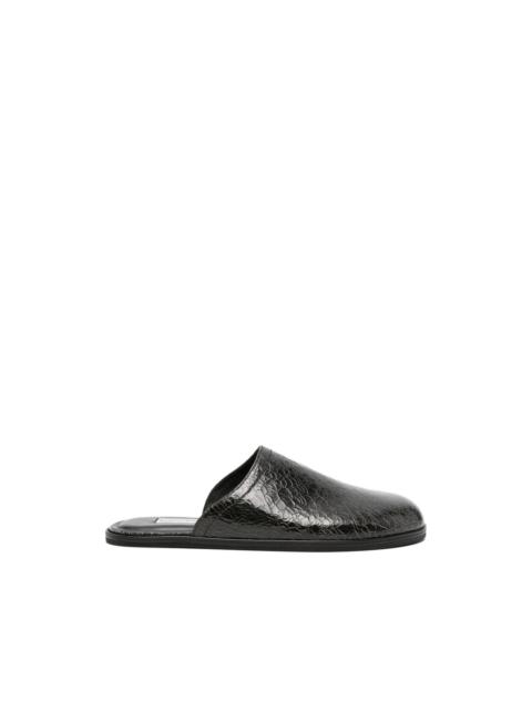 NAMACHEKO crackled-effect loafers