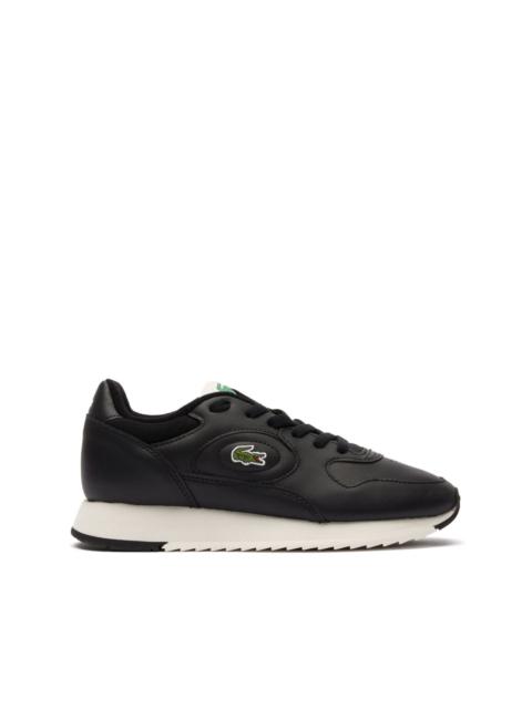 LACOSTE Linetrack leather sneakers