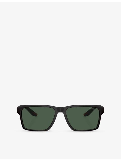 Prada PS 05YS Square-Frame Acetate Sunglasses
