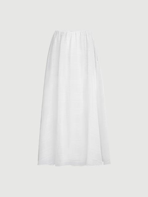 Brunello Cucinelli Cotton organza broderie anglaise skirt