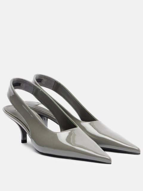 TOTEME Patent leather slingback pumps