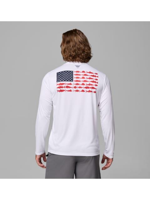 Columbia Men's Terminal Tackle PFG Fish Flag Long Sleeve Shirt