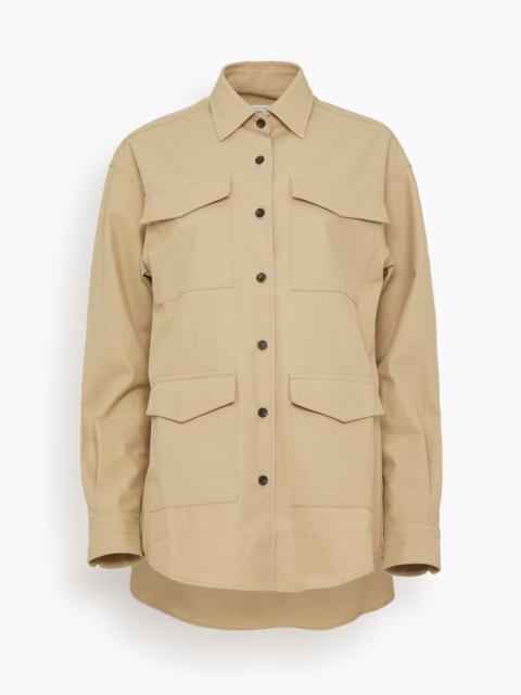 MARIA McMANUS Cargo Jacket in Khaki