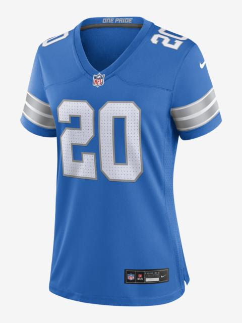 Nike Barry Sanders Detroit Lions Women's Nike NFL Game Football Jersey