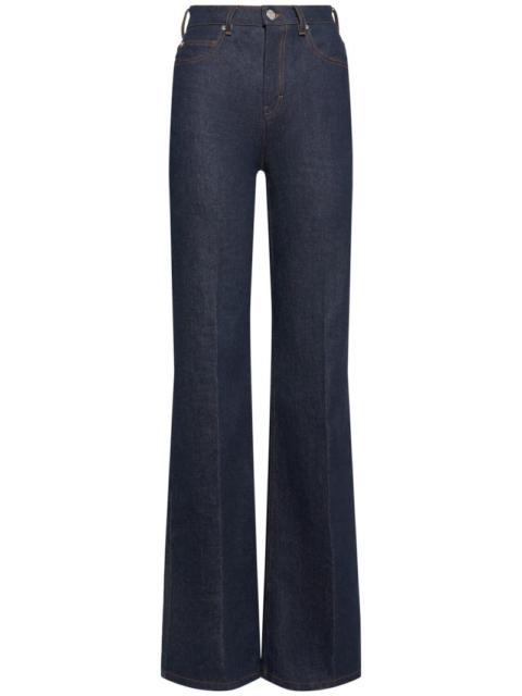 AMI Paris High rise flared cotton denim jeans