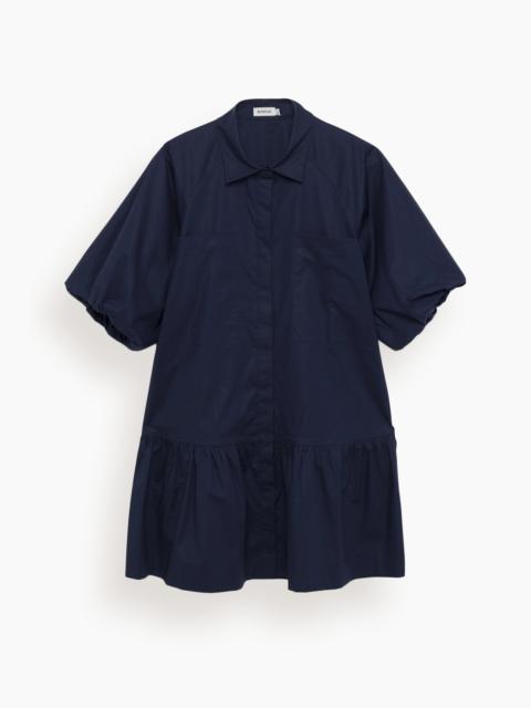 SIMKHAI Crissy Cotton Poplin Dress in Midnight