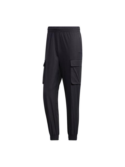 adidas neo Side Pocket Bundle Feet Casual Cargo Sweatpants Black GM2279