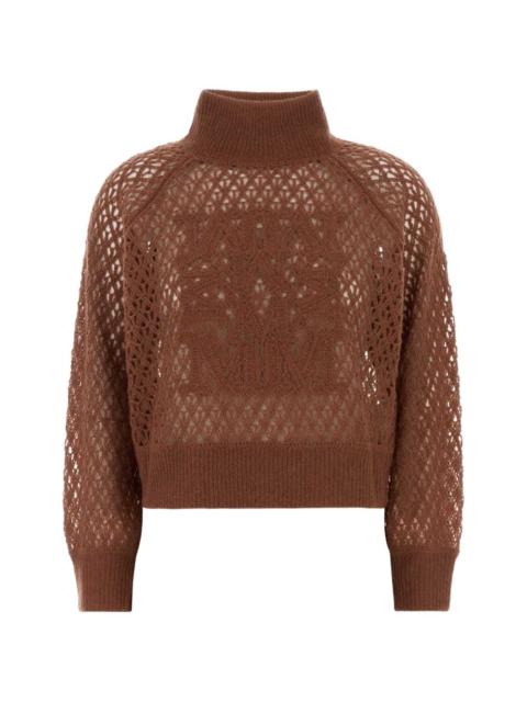 Max Mara Faglia crochet-knit sweater