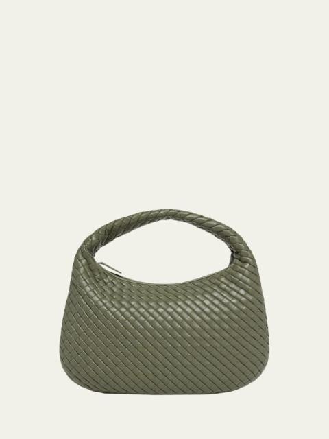 Bottega Veneta Veneta Medium Leather Hobo Bag