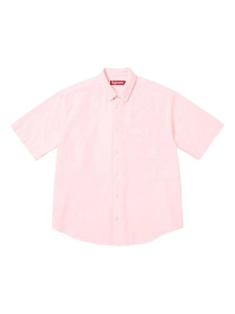 Supreme Supreme SS26 Loose Fit Oxford S/S Shirt 'Pink' SUP-SS26-158-PNK