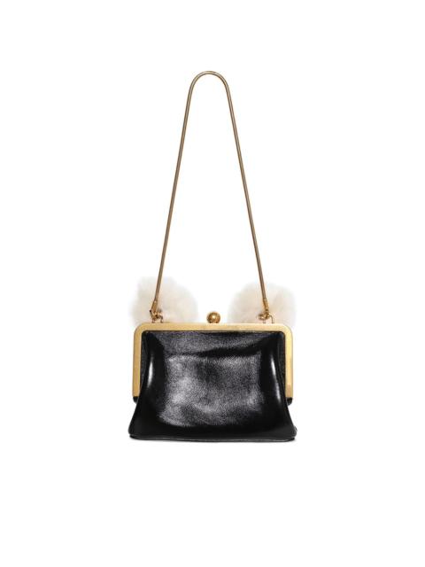 KHAITE small  Lilith shearling-strap shoulder bag