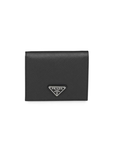 Prada Women's Small Saffiano Leather Wallet - Black