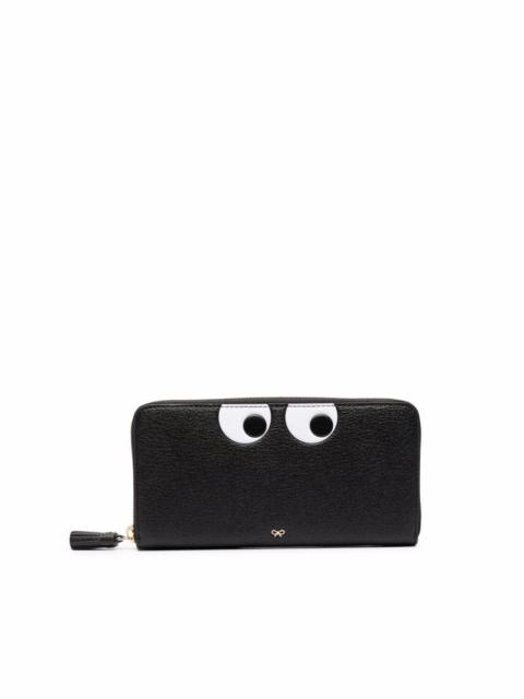 Eyes leather wallet