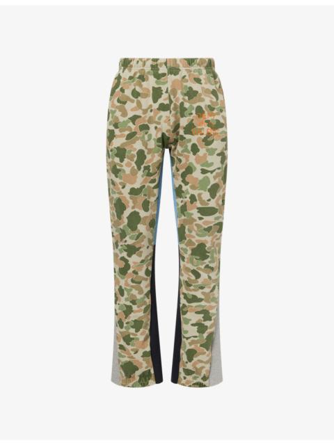 GALLERY DEPT. Camouflage Flared Cotton Jogging Bottoms