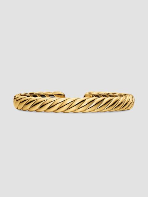 DAVID YURMAN Women's Sculpted Cable Flex Bracelet in 18K Yellow Gold, 7.5MM - Gold