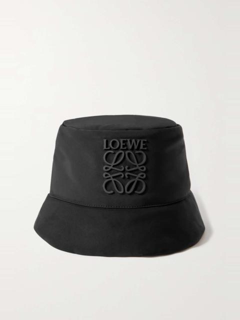 Loewe Appliquéd padded shell bucket hat