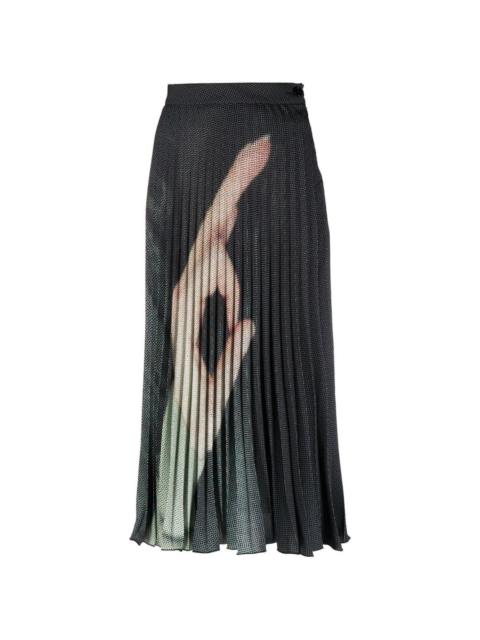 MM6 Maison Margiela high-waisted pleated skirt