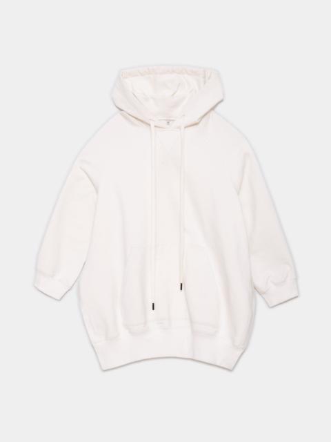 R13 OVERSIZED HOODIE CAPE - WHITE | R13