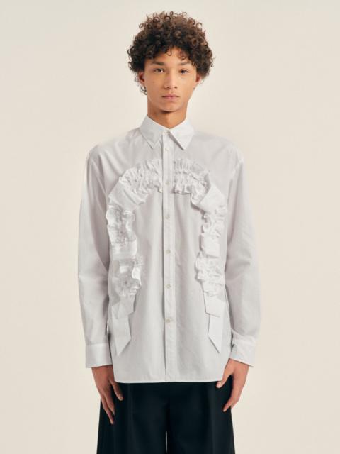 Simone Rocha Ruffle Horseshoe Easy Shirt
