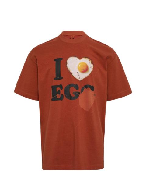 doublet I Love Egg T-shirt