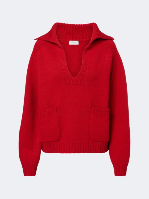 MAGDA BUTRYM Wool and cashmere polo sweater