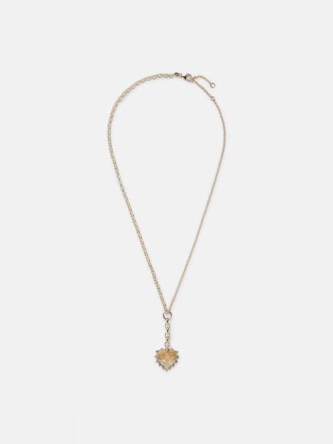 FOUNDRAE Love 18kt gold necklace with diamonds