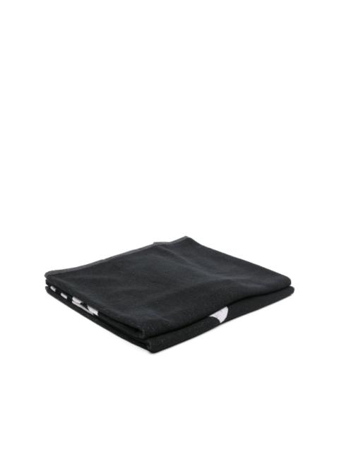 adidas extra-large trefoil-jacquard towel (100cm x 170cm)