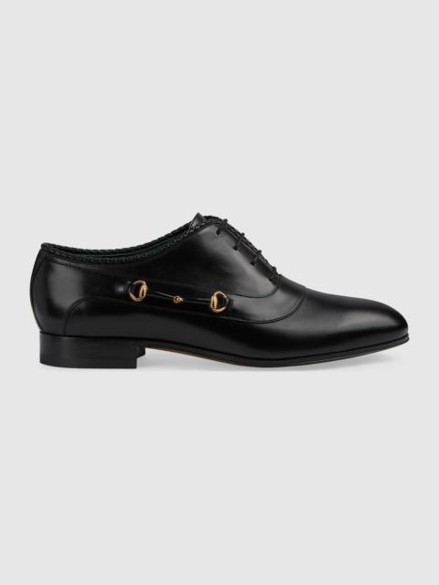 GUCCI Men's lace-up shoe with Horsebit