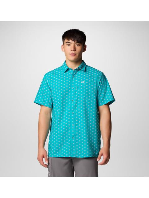 Columbia Men's PFG Super Slack Tide Short Sleeve Shirt - Miami Dolphins