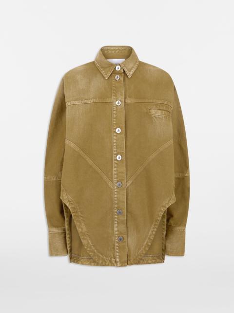 THE ATTICO GREEN SHIRT