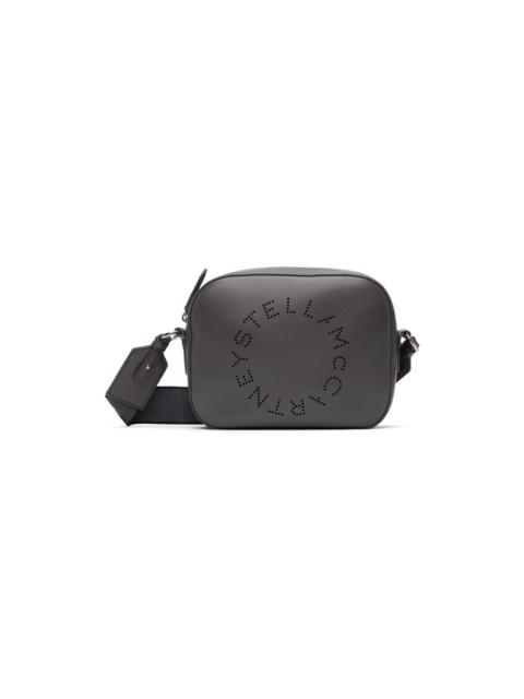 Stella McCartney Gray Logo Alter Mat Small Camera Bag